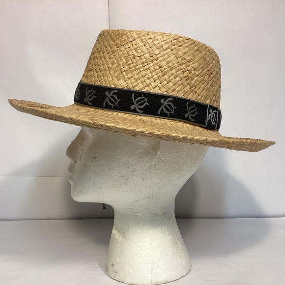 Men’s Scala Raffia Straw Hat size S/M hand made hat - Picture 2 of 10
